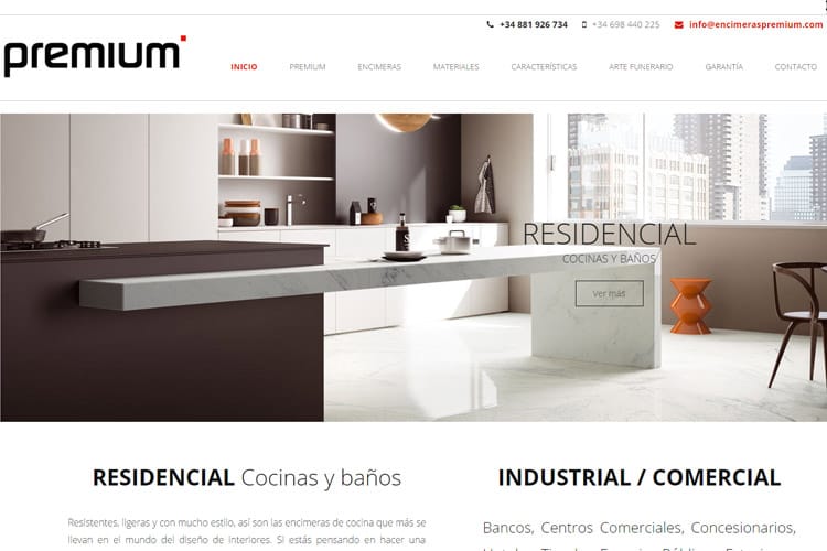 Encimeras de cocina Premium