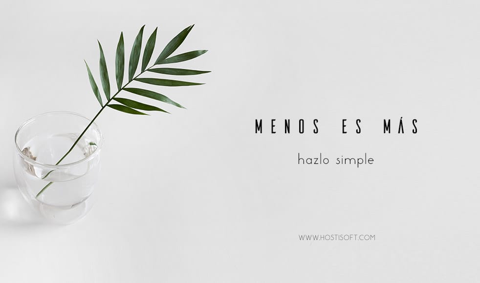 Diseño web sencillo y minimalista, diseño de páginas web